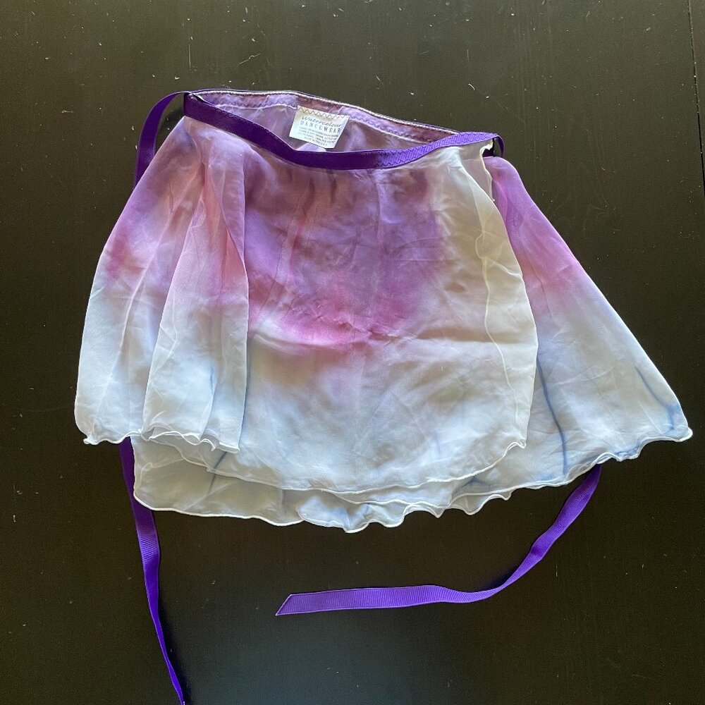 Ombre wrap skirt
